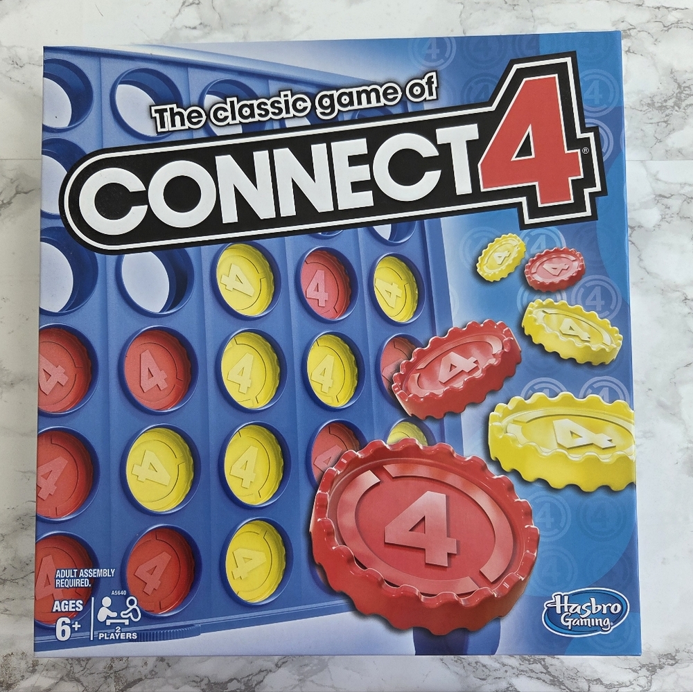 Hasbro Connect 4 Four in a Row Board Game for Family Kids Children New - Picture 3 of 5